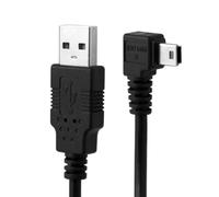 KALANKA-Mini USB 2.0 to Mini USB-B Cable 5 Pin Right Angle 90 Degree Data Extension Cable 6ft