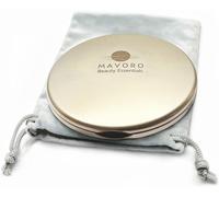 Kalanka-Miroir Compact Grossissant Porte-Monnaie Avec Grossissement 10x - Miroir De Voyage Champagne Doré À Double Face Pour Le Maquillage, Petit Miroir De Poche De 10cm (Champagne Doré)