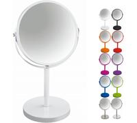 Kalanka-Miroir De Maquillage À Poser Miroir De Beauté Miroir Cosmétiques Double Face Miroir De Courtoisie Pivotant \U201esydney\U201c Grossissement X2 \U2013 Blanc