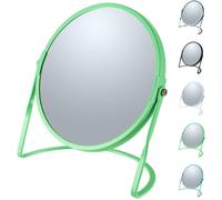 Kalanka-Miroir De Maquillage À Poser Miroir De Beauté Miroir Cosmétiques Double Face Miroir De Courtoisie Pivotant \U201eakira\U201c Grossissement X5 - Vert Mat