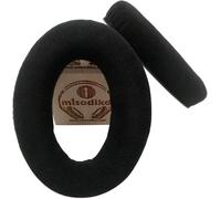 KALANKA-Misodiko Kit de Housse de Coussin de Rechange pour Casque Sennheiser HD598 HD595 HD558 HD555 HD518 HD515 - Pièces de réparation pour écouteurs avec Bandeau en Velours Noir