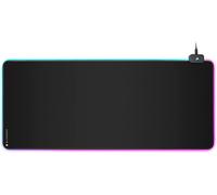 KALANKA-MM700C RGB Extended Tapis de Gaming (RGB dynamique sur trois zones, Conception base en caoutchouc, Hub doté de deux ports USB, Douze profils d¿éclairage RGB intégrés) Noir