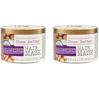 Kalanka-Moisture Masque Capillaire Revive & Hydrate + Shea Butter (Pot De 400 Ml) ¿ Soin Cheveux Revitalisant Au Beurre De Karité ¿ Masque Végan Pour Cheveux Secs Et Abîmés (Lot De 2)