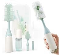 Kalanka-Momcozy Kit De Goupillon Pour Bébé Avec Technologie De Mousse À Pression, Goupillon En Silicone Pour Biberons, Tire-Lait Et Tétine, Sans Bpa, Nettoyage À 360 ° Et Étui De Voyage