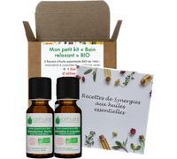 Kalanka-Mon Petit Kit Bain Relaxant Avec 2 Huiles Essentielles Bio - L'idéal Pour Se Détendre Après Une Journée Stressante - Marjolaine À Coquilles Bio Et Mandarine Verte Bio - Hebbd - 2x10 Ml - Vosh