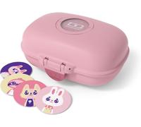 KALANKA-MONBENTO - Boîte à Goûter Enfant MB Gram Blush - Snack Box pour Fille et Garçon - Idéal Pour Ecole ou Parc - Sans BPA - Durable et Sûre - Rose