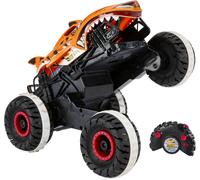 KALANKA-Monster Trucks Voiture Télecommandé, Requin-Tigre Inarrêtable avec Pneus Tread Attack et Technologie Terrain Stomp, Conduite sur 2 ou 4 Roues, Jouet pour Enfant de 4 Ans et Plus, HGV87