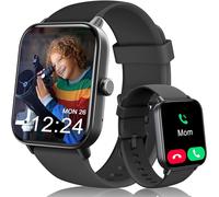 KALANKA-Montre Connectée Femme Homme avec Alexa Intégré, 1,8"" Smartwatch avec Appel Bluetooth, Podometre/Fréquence Cardiaque/Sommeil/SpO2, 100+ Modes Sportifs, Montre Intelligente pour Android iOS