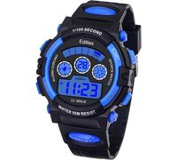 Kalanka-Montre Enfant,Adolescents Garçons Digitale Extérieur Sport 5atm Etanche Multifonction Montre Et Protection Environnementale Non Toxique,Alarme Et Calendrier Date Minuteur