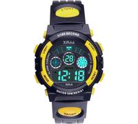 Kalanka-Montre Enfant,Adolescents Garçons Digitale Extérieur Sport 5atm Etanche Multifonction Montre Et Protection Environnementale Non Toxique,Alarme Et Calendrier Date Minuteur