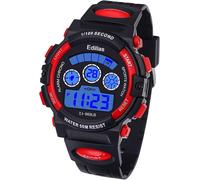 Kalanka-Montre Enfant,Adolescents Garçons Digitale Extérieur Sport 5atm Etanche Multifonction Montre Et Protection Environnementale Non Toxique,Alarme Et Calendrier Date Minuteur