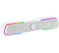 KALANKA-MSBXW Blanc, Barre de Son RGB, Bluethooth 5.0 + Jack 3.5, DSP Sound 10W