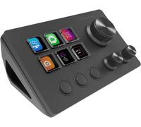 KALANKA-MSD-TWO, Control Deck Compact, 6 Touches LCD Personnalisables + 3 Boutons, 3 Molettes Multifonctions, Control Deck Slim Ergonomique, Logiciel Contrôle et Plug-ins, Windows et MacOS, Noir