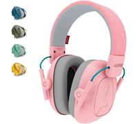 KALANKA-Muffy Casque Anti-Bruit : protection auditive pour enfants jusqu'à 16 ans - CE Certifié - Confortable et réglable - Prévient les troubles auditifs - Robuste et facile à ranger ¿ Rose