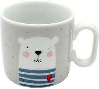 Kalanka-Mug Avec Anse Et Ours, 940332 - Pour Enfant - En Porcelaine - Diamètre : Env. 6,8 X 7,4 Cm - Capacité : 150 Ml