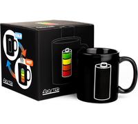 Kalanka-Mug Batterie, Mug Magique Avec Motif De Batterie En Charge, 300 Ml Tasse Change De Couleur