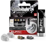 Kalanka-Musicsafe Bouchons D'oreilles : Protection Auditives Pour Musiciens - Haute Fidélité Du Son - 2 Jeux De Filtres Interchangeables - Hypoallergénique Et Réutilisables - Embouts Transparents