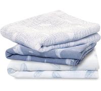 Kalanka-Musy Langes - Oceanic, Pack De 3 100% Coton De Mousseline Biologique Articles Essentiels Pour Bébé, Doux Et Légers Pour Nouveau-Nés, Garçons Et Filles
