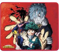 KALANKA-My Hero Academia Tapis de Souris Gaming 32 x 27 cm - Base antidérapante - Surface en Silicone 3D - Rouge