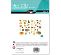 KALANKA-MY MANDARINE AE016O - GOMMETTES Mimi'Stick - 12 planches 21x16 cm - FRUITS ET LEGUMES (408 stickers)