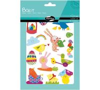 KALANKA-MY MANDARINE AE033O -GOMMETTES Baby - 6 planches 14,8 x 21 cm - À parti de 2 ans - PÂQUES (84 stickers)
