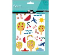Kalanka-My Mandarine Ae034o -Gommettes Baby - 6 Planches 14,8 X 21 Cm - À Parti De 2 Ans - Saisons (132 Stickers)