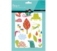 KALANKA-MY MANDARINE AE036O -GOMMETTES Baby - 6 planches 14,8 x 21 cm - À parti de 2 ans - JARDIN (99 stickers)