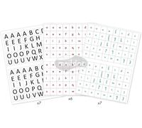 Kalanka-My Mandarine Ae123o - Gommettes Educatives - 20 Planches 16x21 Cm - Alphabet (1 600 Stickers)