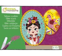 KALANKA-MY MANDARINE KC068C - Boite Créative enfants - 3 TABLEAUX A PAILLETER - À Partir de 6 Ans