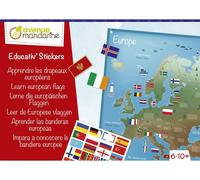 KALANKA-MY MANDARINE KC138C - Boite créative enfant - APPRENDS LES DRAPEAUX EUROPÉENS - À partir de 6 Ans