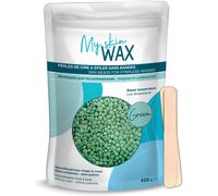 Kalanka-My Skin Wax - Perles De Cire À Épiler Sans Bande, 400g, Hypoallergénique, Cire D'épilation En Douceur Sans Rougeurs, Spéciale Pour Peaux Sensibles Homme Femme, Pelable, Visage, Bikini, Brésil