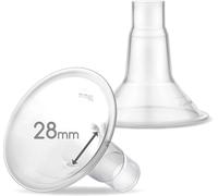Kalanka-Myfit Lot De 2 Boucliers De 28 Mm Compatibles Avec Tire-Lait Medela - Personalfit, Freestyle, Harmony, Maxi Connector; Connectez-Vous À Un Connecteur Large/Étroit, Personalfit/Freestyle Flex