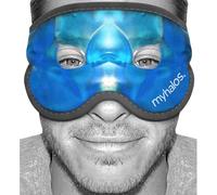 Kalanka-Myhalos Masque En Gel Rafraîchissant Réutilisable Avec Sangles Réglables ¿ Masque Froid Pour Les Yeux Gonflés, Les Cernes Et De Bois ¿ Compresse De Poche De Glace Pour Les Sinus, Les Maux De