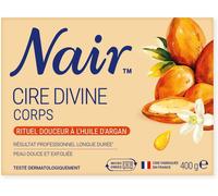 Kalanka-Nair - Cire Rituel Douceur Aux Huiles D'argan & D'onagre, Spécial Peaux Sèches & Sensibles, Se Retire Sans Bandes, Pot De 400g + 2 Lingettes ""Finition Parfaite