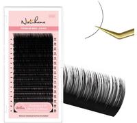 Kalanka-Natuhana Extension Cils Individuel 0.07mm Dd Curl 8-15mm Classique One By One Lashes Volume Russe Naturel Professionnel Noir Eyelash Extensions(0.07, Dd, 8-15mm)