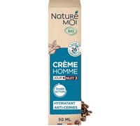 Kalanka-Naturé Moi - Crème Hydratante Visage Jour/Nuit - Soin Visage Homme - À L'acide Hyaluronique Et À L'extrait De Cascara - 99% D'origine Naturelle - Fabriqué En France, Bleu, 50.00 Ml (Lot De 1)