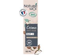 Kalanka-Naturé Moi - Crème Hydratante Visage Nuit Anti-Âge - À L'aloe Vera Bio, Au Beurre De Karité Et À L'extrait De Moringa Bio - Peaux Sèches - 99% D'origine Naturelle - 50 Ml - Fabriqué En France