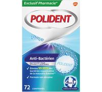 Kalanka-Nettoyant Antibactérien, Pour Prothèses Dentaires Partielles Ou Complètes, Formule Non Abrasive, 72 Comprimés