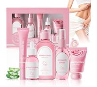 Kalanka-Nettoyant Intime, Gel Intime Femme Set Con Nettoyant, Gel Lavant Intime Femme, Essence, Lotion Protectrice, Spray, Nettoyage Et Entretien Rapides, 5 Articles