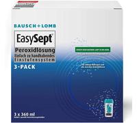 Kalanka-Nettoyant Pour Lentilles De Contact En Solution De Peroxyde Easysept Pour Lentilles De Contact Souples, Sans Agent De Conservation, Avec Étui, 3 X 360 Ml