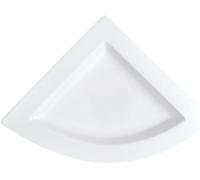 Kalanka-, Newwave, Assiette Plate Triangulaire, 22 X 22 Cm, Premium Porcelain, White
