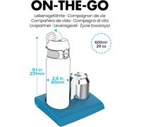 Kalanka-Nfl Dolphins Bouteille D'eau En Acier Légère, 600 Ml/20 Oz, Non Isolée, Étanche, Facile À Ouvrir, Verrouillage Sécurisé, Passe Au Lave-Vaisselle, Couvercle Rabattable, Compatible Porte-Gobele