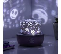 KALANKA-Nightmare Before Christmas Lampe de projection sous licence officielle avec sons et scènes effrayantes interchangeables avec Jack Skellington, 4 modes d'éclairage, lumière décorative