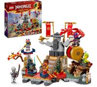 KALANKA-Ninjago L¿Arène de Combat du Tournoi - Jouet d'action Ninja pour Garçons et Filles de 7 Ans et Plus - Jeu d'Aventures pour Enfants avec 6 Minifigurines à Collectionner 71818