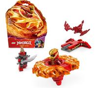 KALANKA-Ninjago La toupie Spinjitzu du Dragon de Kai - Jeu de Construction avec 2 éléments de Pouvoir et 2 minifigurines - Idée Cadeau pour garçons et Filles dès 6 Ans Amateurs de la série TV 71823