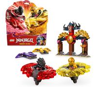 KALANKA-Ninjago Pack de Combat Spinjitzu du Dragon - Jeu de Construction avec 2 toupies et 2 minifigurines - Idée Cadeau pour garçons et Filles dès 6 Ans Amateurs de la série TV 71826