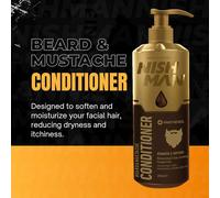 Kalanka-Nishman Après-Shampooing Soin Barbe & Moustache 200ml - Hydrate Et Adoucit Pour Une Barbe Saine, Une Moustache Brillante Et Un Entretien Optimal Avec Des Ingrédients Naturellement Formulés