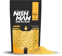 Kalanka-Nishman Perles De Cire Dure - Natural 500g - Épilation Indolore Et Longue Durée Pour Une Peau Lisse - Convient Aux Zones Du Corps - Résultats Efficaces Et Confortables Sans Irritation