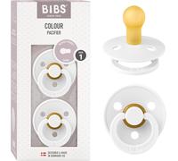 Kalanka-None Pacifiers Natural Rubber Baby Pacifier Set Of 2 Bpa-Free Noneones Noneade In Dennoneark White Size None-6 Noneonths