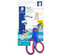 KALANKA-Noris 965, Ciseaux droitiers à bouts arrondis, Sécurisés pour les enfants, Étui blister avec 1 paire de ciseaux de 14 cm, 965 14 NBK